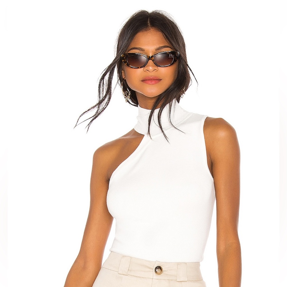 White Luz Knit Top